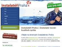Tablet Screenshot of instalateripraha.eu